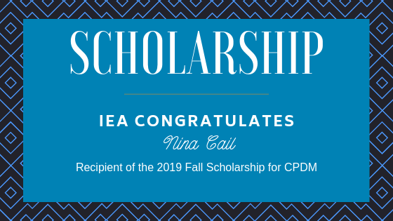 IEA Announces CPDM Scholarship Recipient