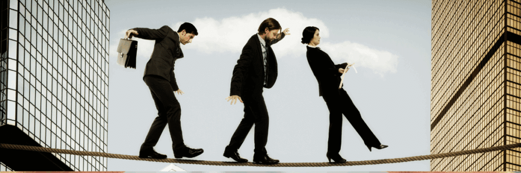 Walking a tightrope